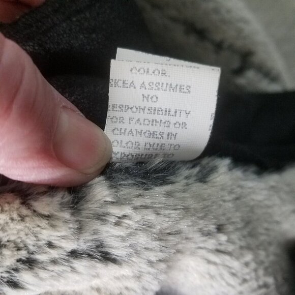 Skea black maxi over coat women's 10 plush faux sheep skin fur detachable collar - Picture 11 of 16